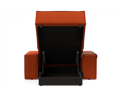 Innovation Living Newilla Lounger Chair with Wide Arms - 506 Elegance Paprika