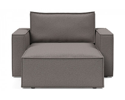 Innovation Living Newilla Lounger Chair with Standard Arms - 521 Mixed Dance Grey