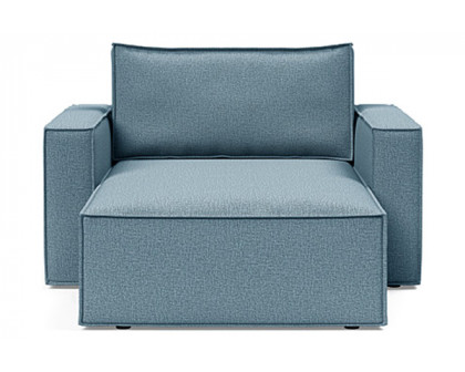 Innovation Living Newilla Lounger Chair with Standard Arms - 525 Mixed Dance Light Blue