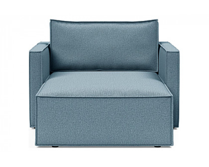 Innovation Living Newilla Lounger Chair with Slim Arms - 525 Mixed Dance Light Blue