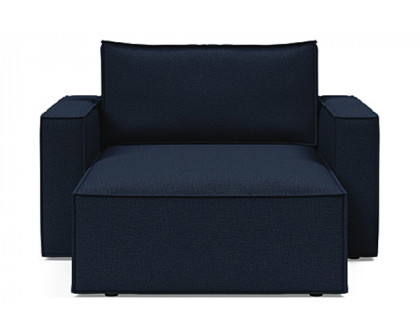 Innovation Living Newilla Lounger Chair with Standard Arms - 528 Mixed Dance Blue