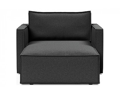 Innovation Living Newilla Lounger Chair with Slim Arms - 529 Bouclé Charcoal