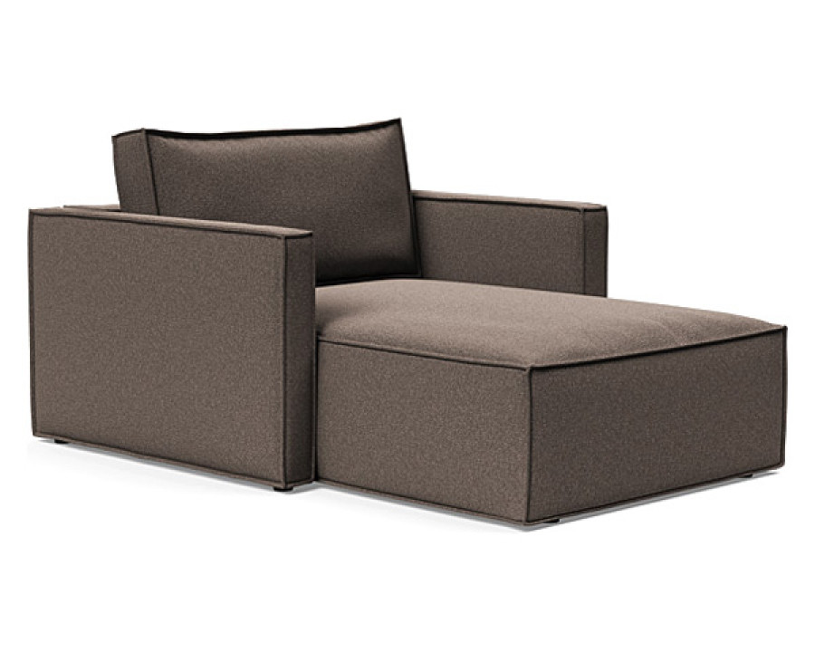 Innovation Living Newilla Lounger Chair with Slim Arms - 530 Bouclé Taupe