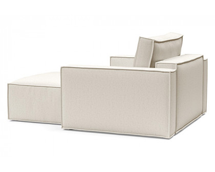 Innovation Living Newilla Lounger Chair with Standard Arms - 531 Bouclé Off White