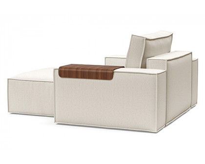 Innovation Living Newilla Lounger Chair with Wide Arms - 531 Bouclé Off White