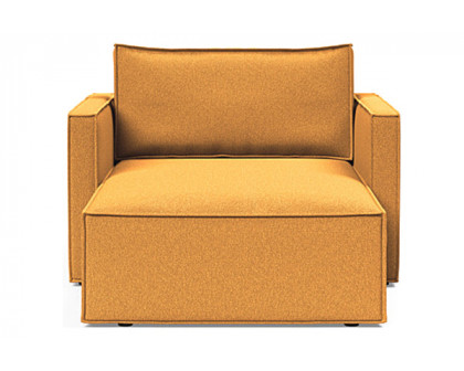 Innovation Living Newilla Lounger Chair with Slim Arms - 536 Bouclé Ochre