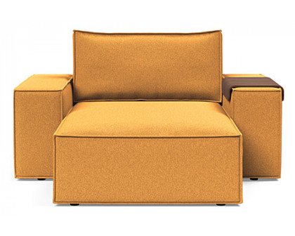 Innovation Living Newilla Lounger Chair with Wide Arms - 536 Bouclé Ochre