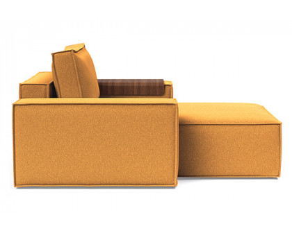 Innovation Living Newilla Lounger Chair with Wide Arms - 536 Bouclé Ochre