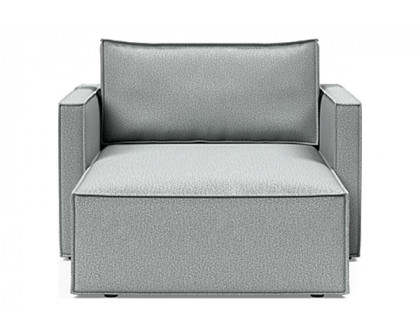 Innovation Living Newilla Lounger Chair with Slim Arms - 538 Melange Light Grey