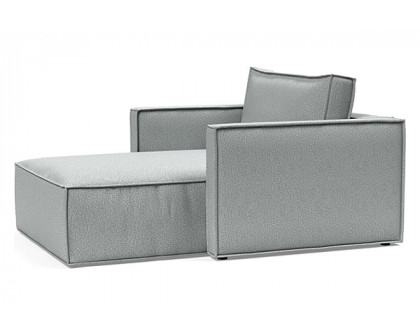 Innovation Living Newilla Lounger Chair with Slim Arms - 538 Melange Light Grey