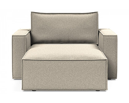 Innovation Living Newilla Lounger Chair with Standard Arms - 539 Bouclé Beige