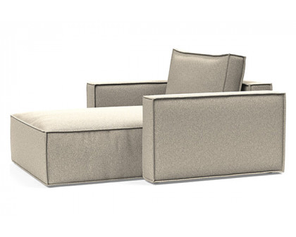 Innovation Living Newilla Lounger Chair with Standard Arms - 539 Bouclé Beige