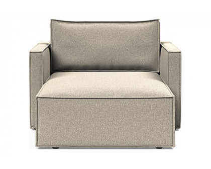 Innovation Living Newilla Lounger Chair with Slim Arms - 539 Bouclé Beige