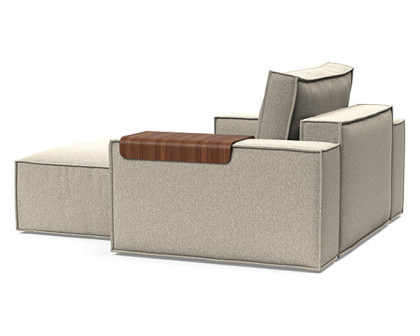 Innovation Living Newilla Lounger Chair with Wide Arms - 539 Bouclé Beige