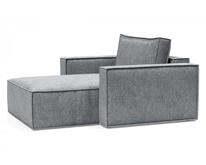 Innovation Living Newilla Lounger Chair with Standard Arms - 565 Twist Granite