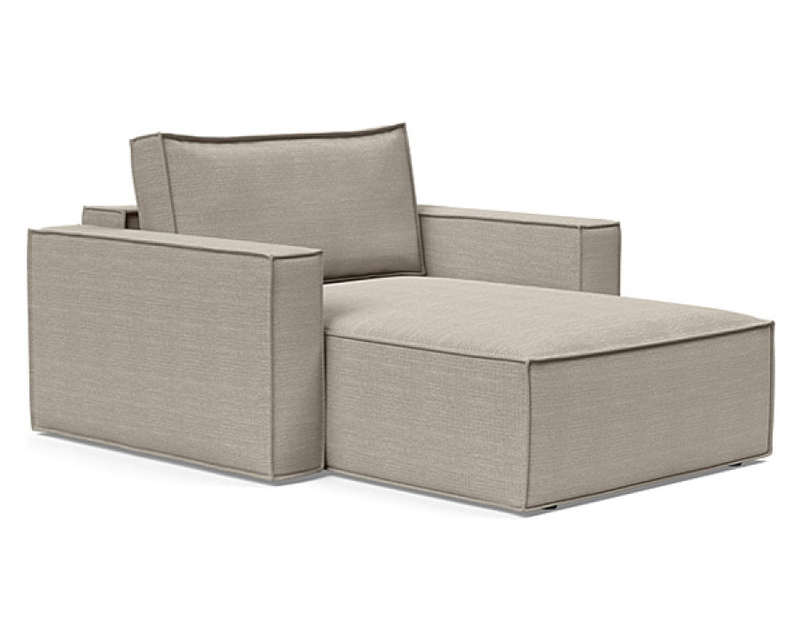 Innovation Living Newilla Lounger Chair with Standard Arms - 579 Kenya Gravel