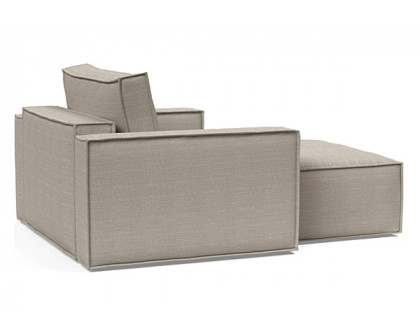 Innovation Living Newilla Lounger Chair with Standard Arms - 579 Kenya Gravel