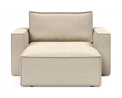 Innovation Living Newilla Lounger Chair with Standard Arms - 586 Phobos Latte