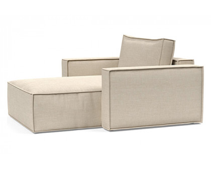 Innovation Living Newilla Lounger Chair with Standard Arms - 586 Phobos Latte