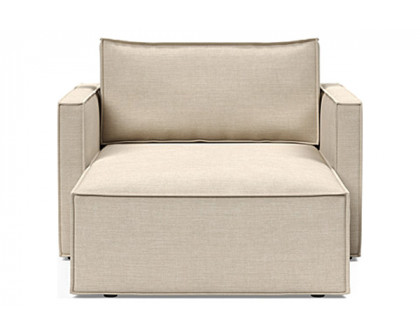 Innovation Living Newilla Lounger Chair with Slim Arms - 586 Phobos Latte