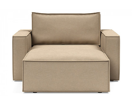 Innovation Living Newilla Lounger Chair with Standard Arms - 587 Phobos Mocha