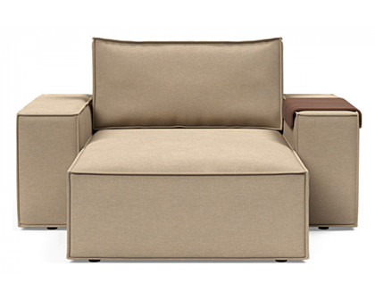 Innovation Living Newilla Lounger Chair with Wide Arms - 587 Phobos Mocha