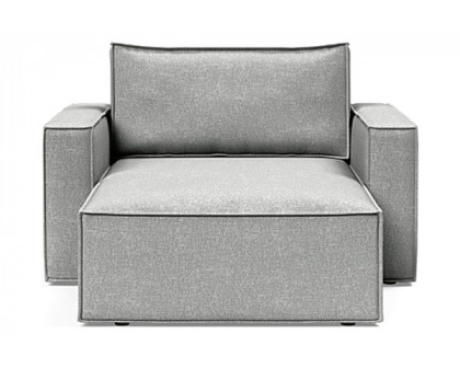 Innovation Living Newilla Lounger Chair with Standard Arms - 590 Micro Check Grey