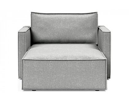 Innovation Living Newilla Lounger Chair with Slim Arms - 590 Micro Check Grey