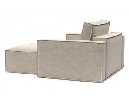 Innovation Living Newilla Lounger Chair with Standard Arms - 612 Blida Sand Grey