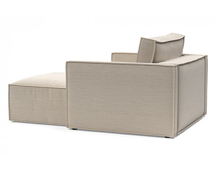 Innovation Living Newilla Lounger Chair with Slim Arms - 612 Blida Sand Grey