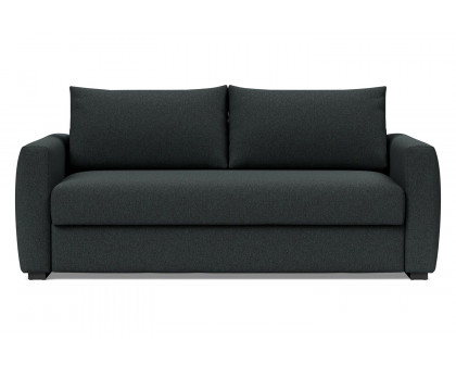 Innovation Living Cosial Queen Size Sofa Bed - 534 Bouclé Black Raven