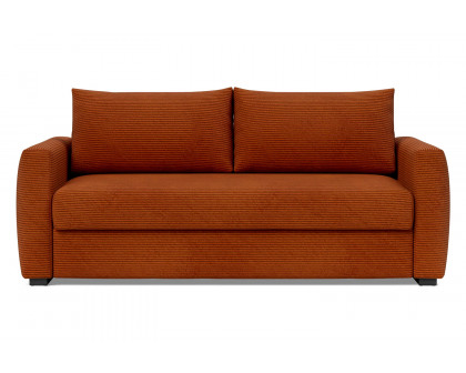 Innovation Living Cosial Queen Size Sofa Bed - 595 Corduroy Burnt Orange