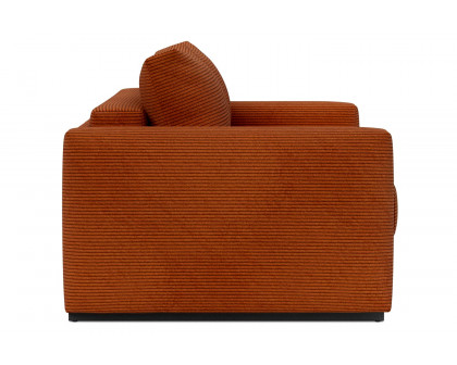 Innovation Living Cosial Queen Size Sofa Bed - 595 Corduroy Burnt Orange