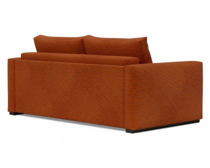 Innovation Living Cosial Queen Size Sofa Bed - 595 Corduroy Burnt Orange