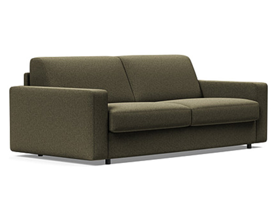 Innovation Living Carnell Sofa Bed With Standard Arms - 535 Bouclé Forest Green