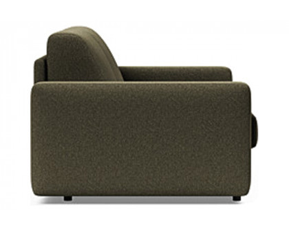 Innovation Living Carnell Sofa Bed With Standard Arms - 535 Bouclé Forest Green