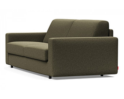 Innovation Living Carnell Sofa Bed With Standard Arms - 535 Bouclé Forest Green