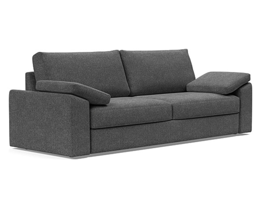 Innovation Living Vilander Sofa Bed With Cushion Arms - 350 Taura Deep Grey