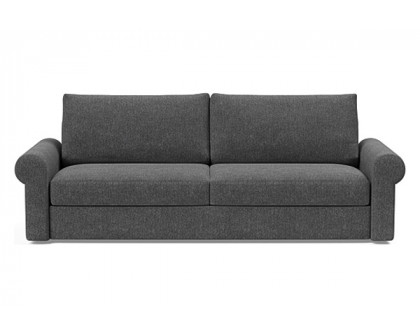 Innovation Living Vilander Sofa Bed With Roll Arms - 350 Taura Deep Grey