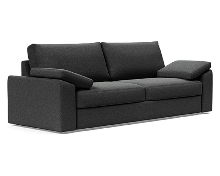 Innovation Living Vilander Sofa Bed With Cushion Arms - 529 Bouclé Charcoal