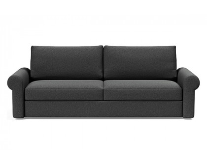 Innovation Living Vilander Sofa Bed With Roll Arms - 529 Bouclé Charcoal