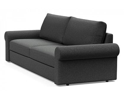 Innovation Living Vilander Sofa Bed With Roll Arms - 529 Bouclé Charcoal