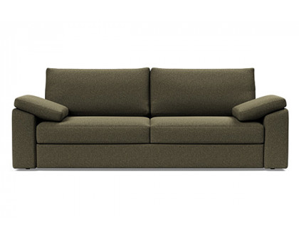 Innovation Living Vilander Sofa Bed With Cushion Arms - 535 Bouclé Forest Green