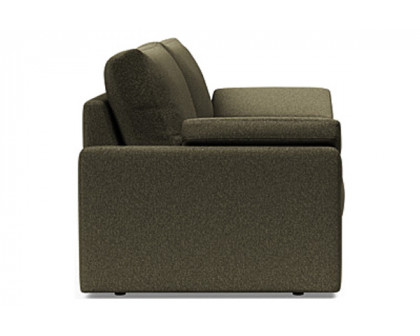 Innovation Living Vilander Sofa Bed With Cushion Arms - 535 Bouclé Forest Green