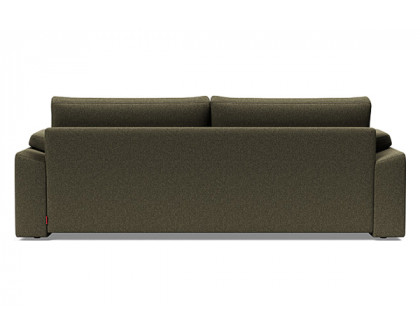 Innovation Living Vilander Sofa Bed With Cushion Arms - 535 Bouclé Forest Green