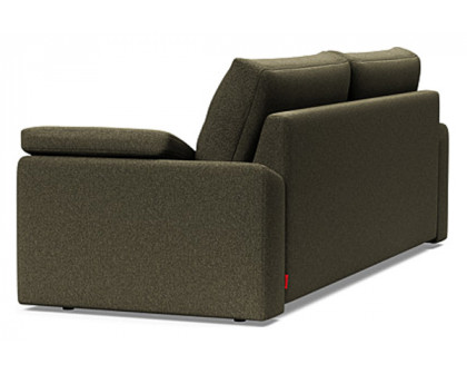 Innovation Living Vilander Sofa Bed With Cushion Arms - 535 Bouclé Forest Green