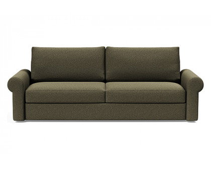 Innovation Living Vilander Sofa Bed With Roll Arms - 535 Bouclé Forest Green