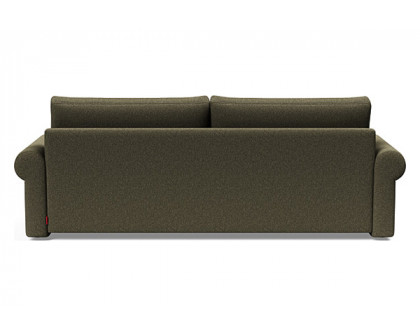 Innovation Living Vilander Sofa Bed With Roll Arms - 535 Bouclé Forest Green