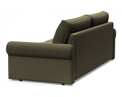 Innovation Living Vilander Sofa Bed With Roll Arms - 535 Bouclé Forest Green