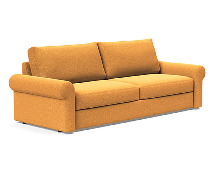 Innovation Living Vilander Sofa Bed With Roll Arms - 536 Bouclé Ochre